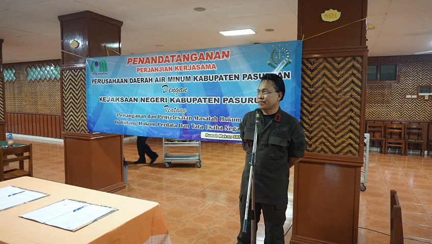 Mou Kejaksaan dengan PDAM Giri Nawa Tirta