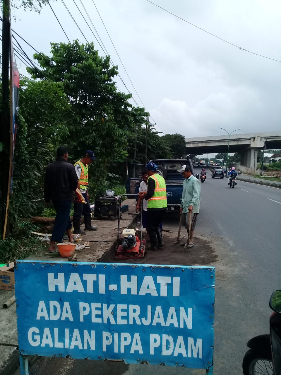 Perbaikan Pipa PDAM Kab. Pasuruan