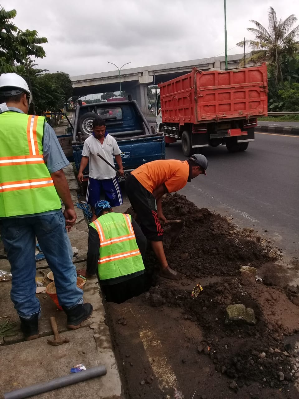 Perbaikan Pipa PDAM Kab. Pasuruan